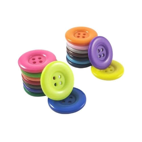 Polyester Wool Button