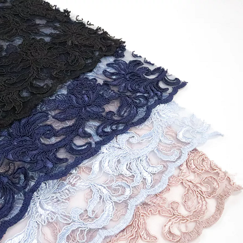 Cord Embroidery Lace Fabric