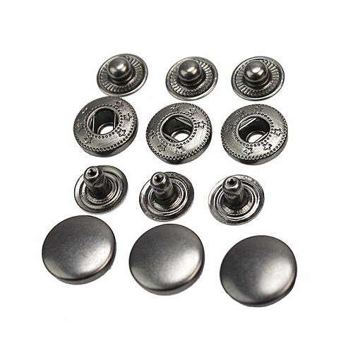 Gunmetal Snap Buttons