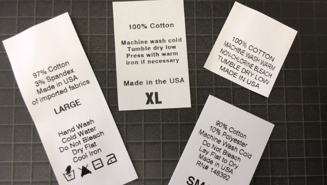 Material for Care Label Printing