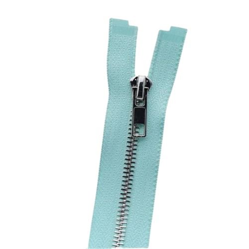 Open-End Style Open Tail Platinum Metal Zipper