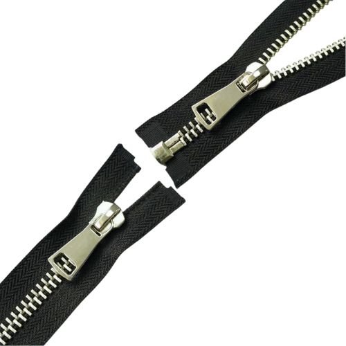 Platinum Plated Pull Head Heavy Duty Metal Zippers