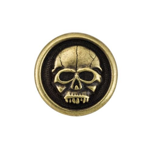 Skull Emblem Button