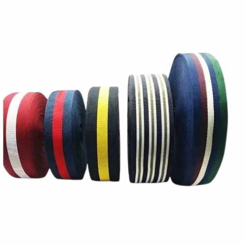 Striped Polyester Twill Tapes